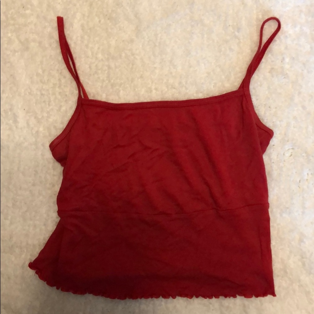 Red brandy Melville tank top!